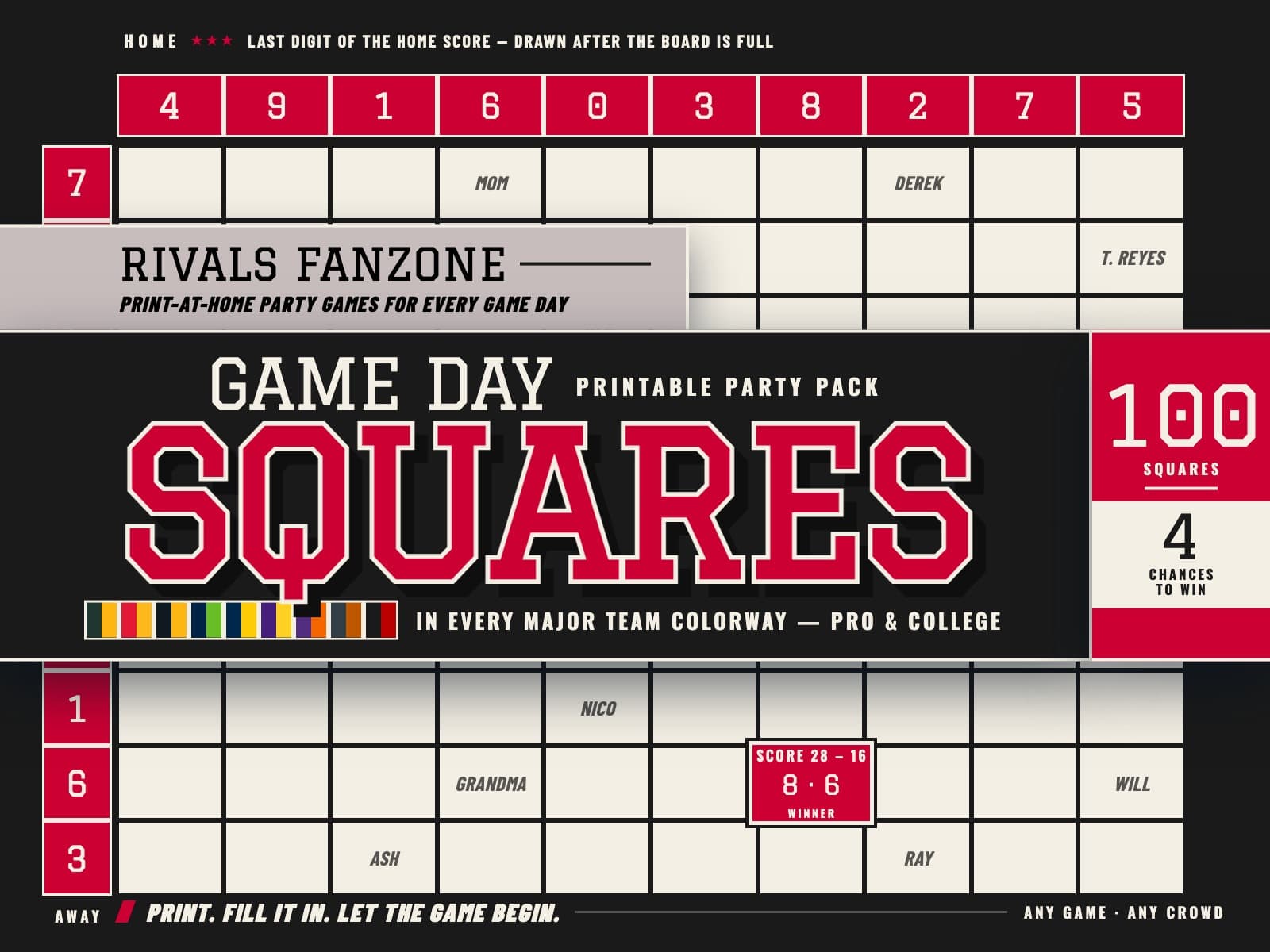 New Jersey Football Squares — preview 1